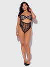 Jocelyn Satin & Lace Underwire Teddy