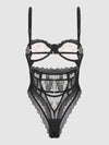 Jocelyn Satin & Lace Underwire Teddy