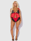 Jocelyn Drop-Off Cami & Shortie Sleep Set Red