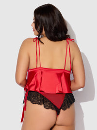 Jocelyn Drop-Off Cami & Shortie Sleep Set Red