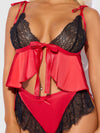 Jocelyn Drop-Off Cami & Shortie Sleep Set Red