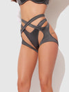 Zoe Oil Slick Bra Set Graphite Gray