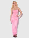 Zoe Oil Slick Maxi Gown Bubblegum Pink