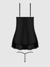 Kiki Lace Babydoll Set Black