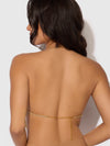 Rhinestone Fringe Cropped Cami Top Gold