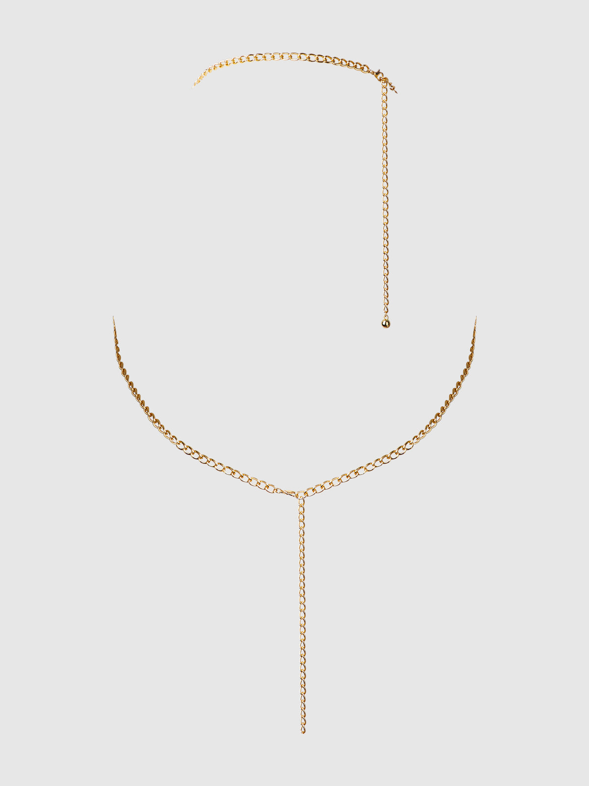 Pearl & Chain Draped Bralette Bra Gold