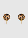 Leopard & Gold Chain Round Tassel Pasties