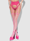 Non Silicone Thigh Highs Stockings Pink Dragon