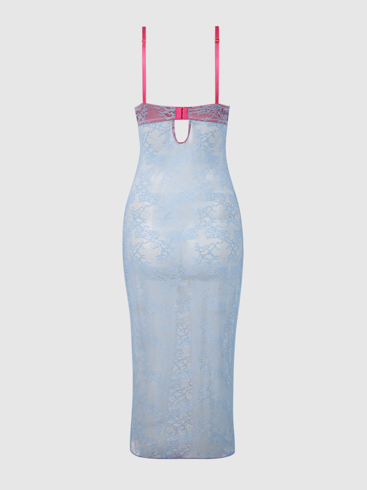 House of Desire Yvone Lace Plunge Push Up Gown
