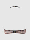 Felicia Leopard Mesh & Lace Bra, Garter & G-String Set