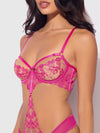Nova Blacklight Glow Lace Teddy Pink Dragon
