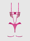 Nova Blacklight Glow Lace Teddy Pink Dragon