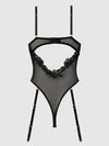 Ashley Alexiss Lace Teddy Black
