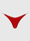 Krystal Rhinestone Side G-String Red