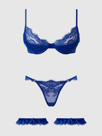 Madeline Bra Set Cobalt Blue