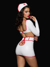 First Aid Bra Top & Open Back Skirt Set Costume