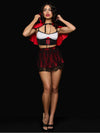Lil Red Bustier, Skirt & Hood Set Costume