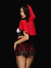 Lil Red Bustier, Skirt & Hood Set Costume