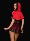 Lil Red Bustier, Skirt & Hood Set Costume