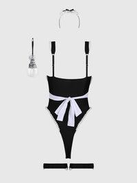 Maid Teddy, Apron, Headpiece & Duster Costume