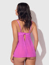 Reanna Lace & Chain Babydoll Set Pink