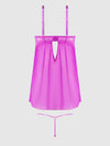 Reanna Lace & Chain Babydoll Set Pink