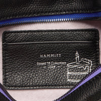 Hammitt Charles Small Leather Crossbody Bag Birthday Brite/Gunmetal-Purple Zip-Rebel Romance