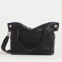 Hammitt Daniel Lrg Leather Tote Bag Birthday Brite/Gunmetal Purple Zip-Rebel Romance