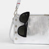 Hammitt Montana Leather Clutch Sml Handbag Sidewalk Silver/Brushed Silver-Rebel Romance