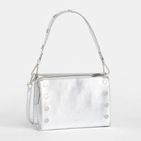 Hammitt Montana Leather Clutch Sml Handbag Sidewalk Silver/Brushed Silver-Rebel Romance