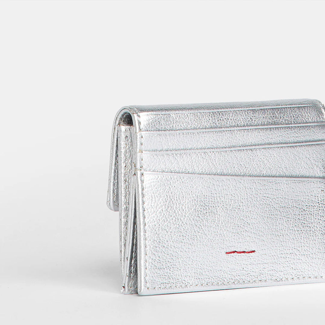 Hammitt Montana Pocket Wallet Sidewalk Silver/Brushed Silver