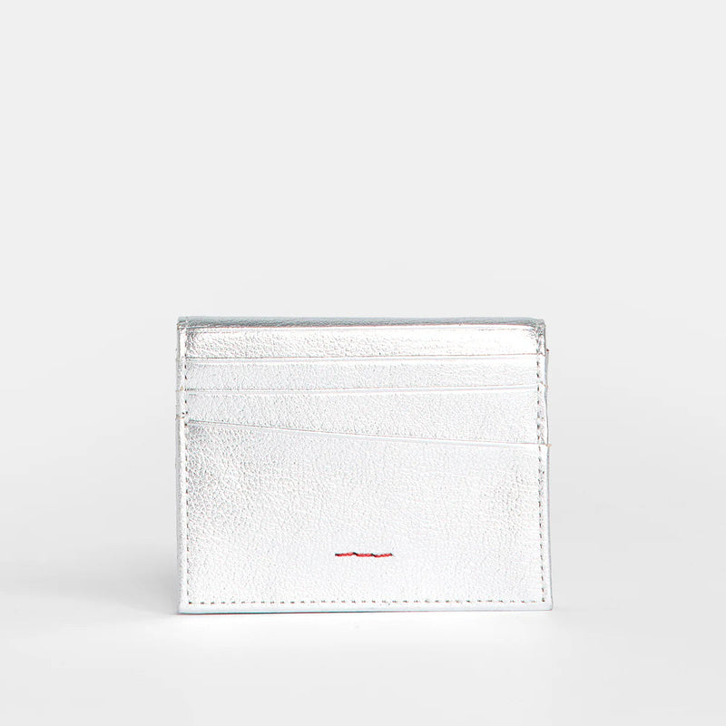 Hammitt Montana Pocket Wallet Sidewalk Silver/Brushed Silver-Rebel Romance