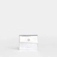 Hammitt Montana Pocket Wallet Sidewalk Silver/Brushed Silver-Rebel Romance