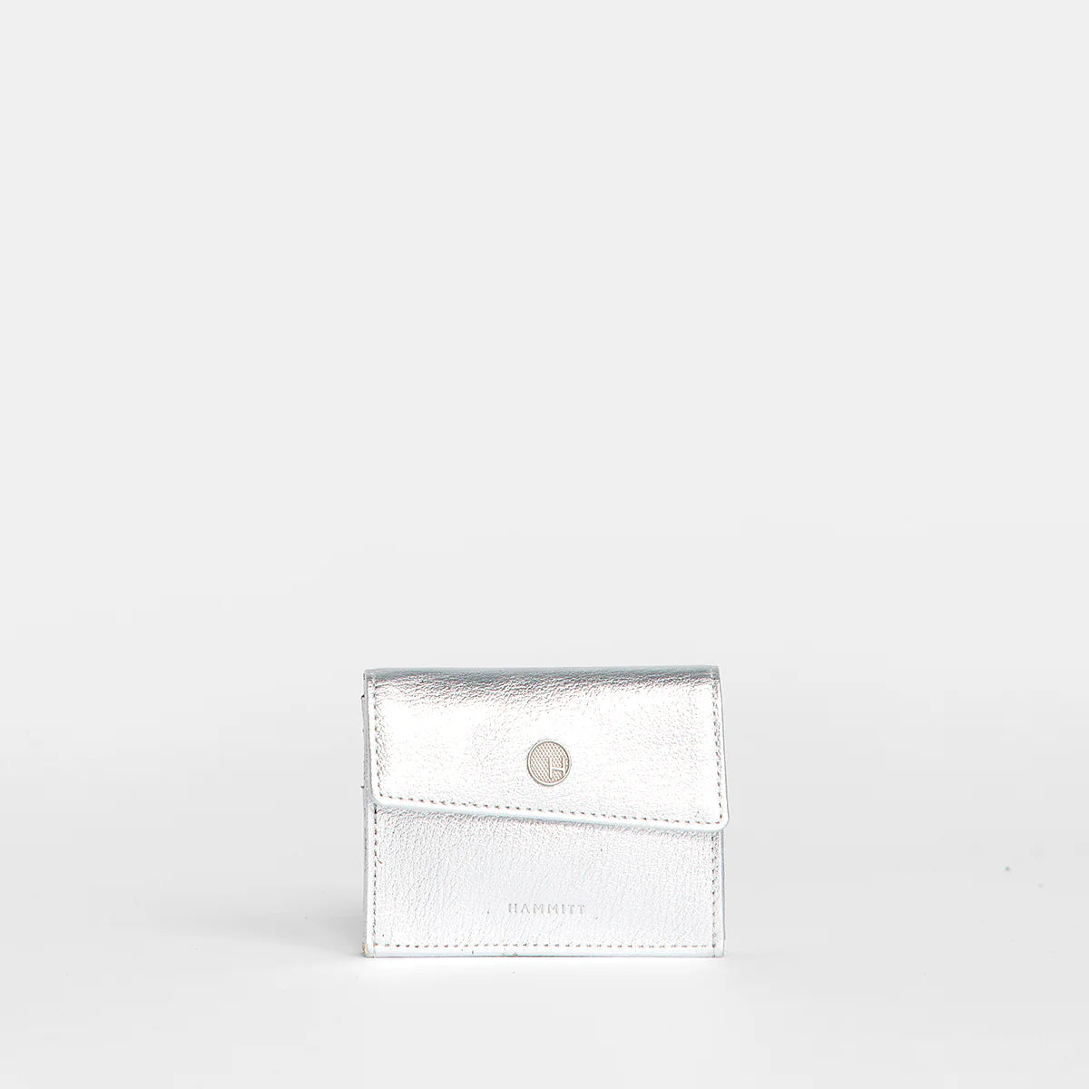 Hammitt Montana Pocket Wallet Sidewalk Silver/Brushed Silver-Rebel Romance