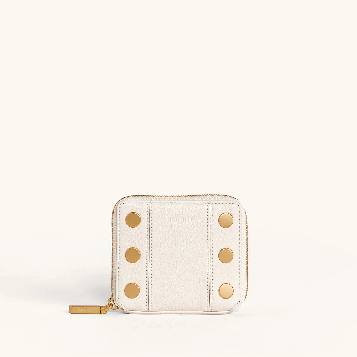 HAMMITT 5 North Wallet Calla Lily White/Brushed Gold