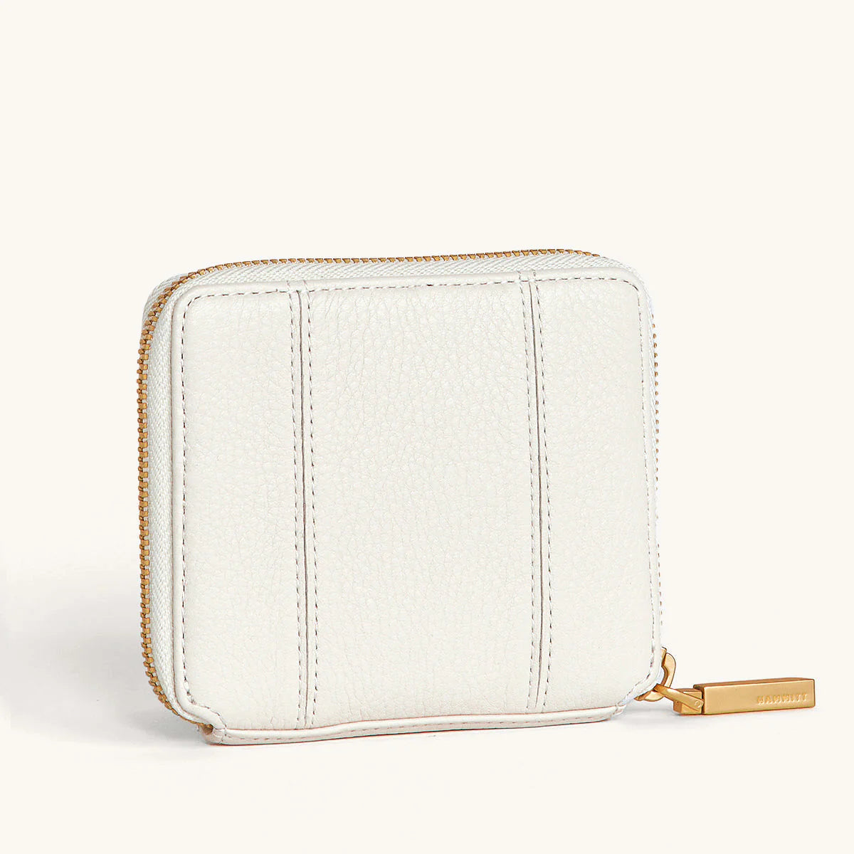 HAMMITT 5 North Wallet Calla Lily White/Brushed Gold