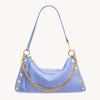Kyle Med Leather Shoulder Handbag Waterline/Brushed Gold