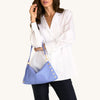 Kyle Med Leather Shoulder Handbag Waterline/Brushed Gold