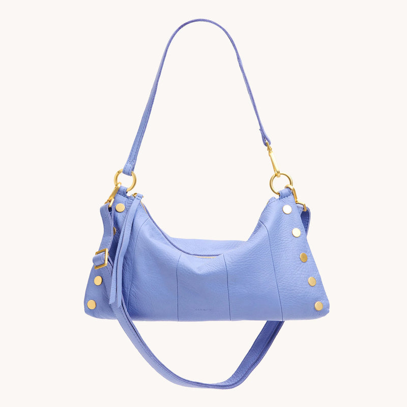Kyle Med Leather Shoulder Handbag Waterline/Brushed Gold