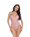 Peek-A-Boo Bliss Open Shelf Cup Teddy Pink