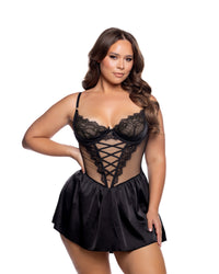 Queen Haute Night Babydoll Black