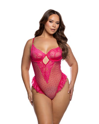 Queen Lacey Rose Teddy Hot Pink
