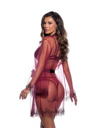 Ruby Robe Wine/Black