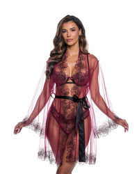 Ruby Robe Wine/Black