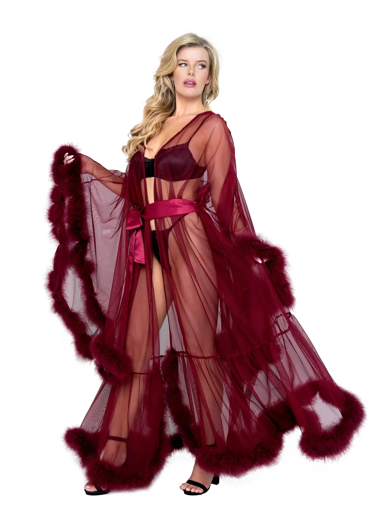 Burlesque Hollywood Glam Luxury Robe
