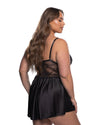 Paradise Dream Babydoll Set Black