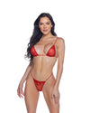 Showgirl 2-Piece Bikini Set Red