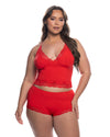 Essentials Set Cami Modal Knit Red