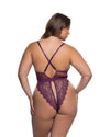 Lace Unhook Me Teddy Purple