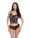 Lace Essentials Cami 2-Piece Set Black